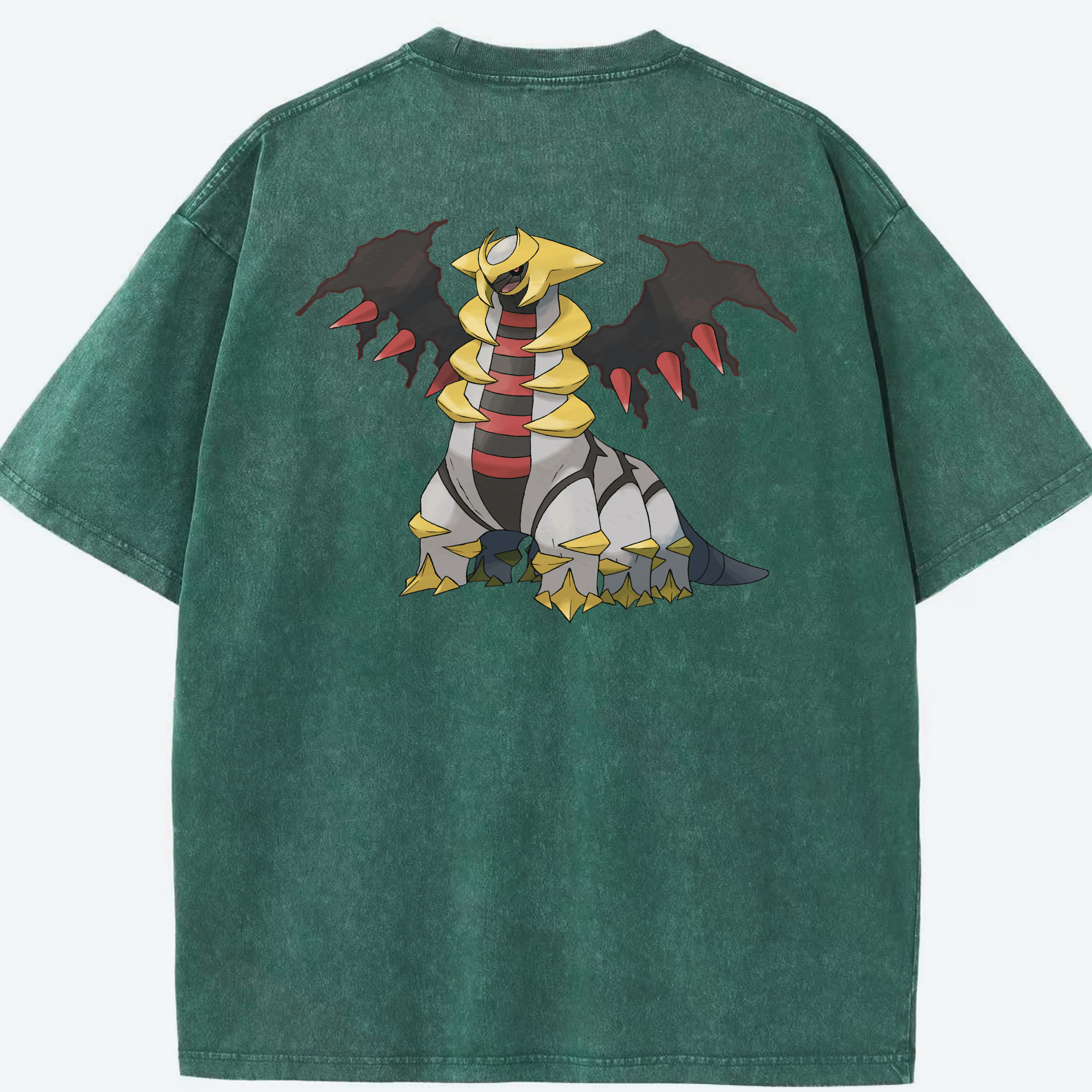 （画像用） ポケットモンスター Pokémon 綿100% ヴィンテージ風 半袖Tシャツ（背面プリント）